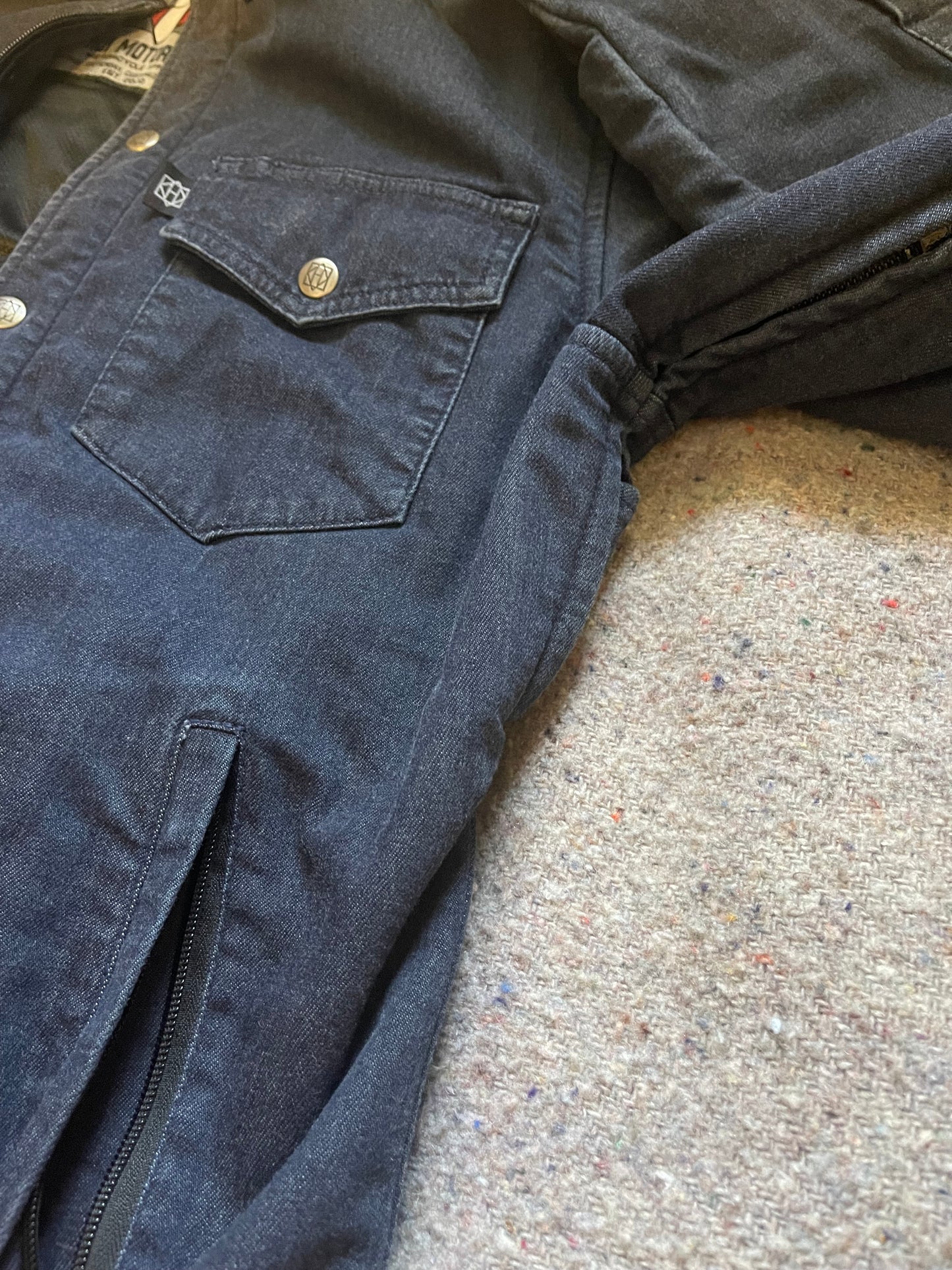 The Tux - DR25 Full Denim Kevlar Riding Jacket