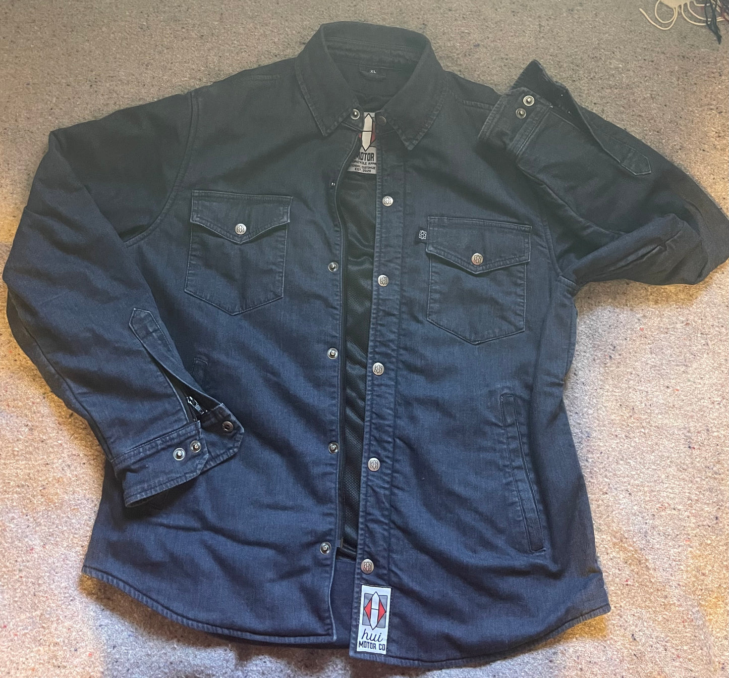 The Tux - DR25 Full Denim Kevlar Riding Jacket