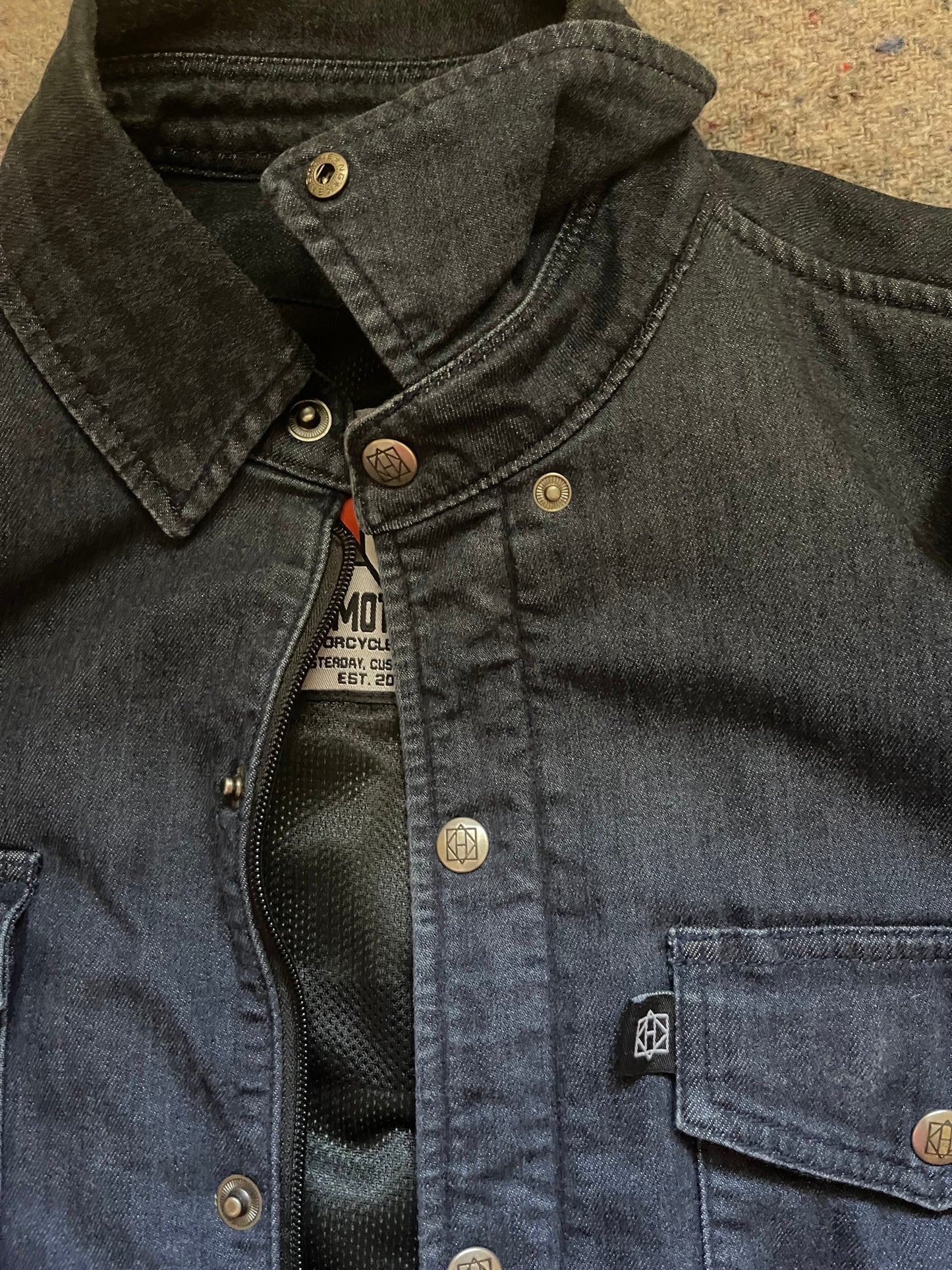 The Tux - DR25 Full Denim Kevlar Riding Jacket