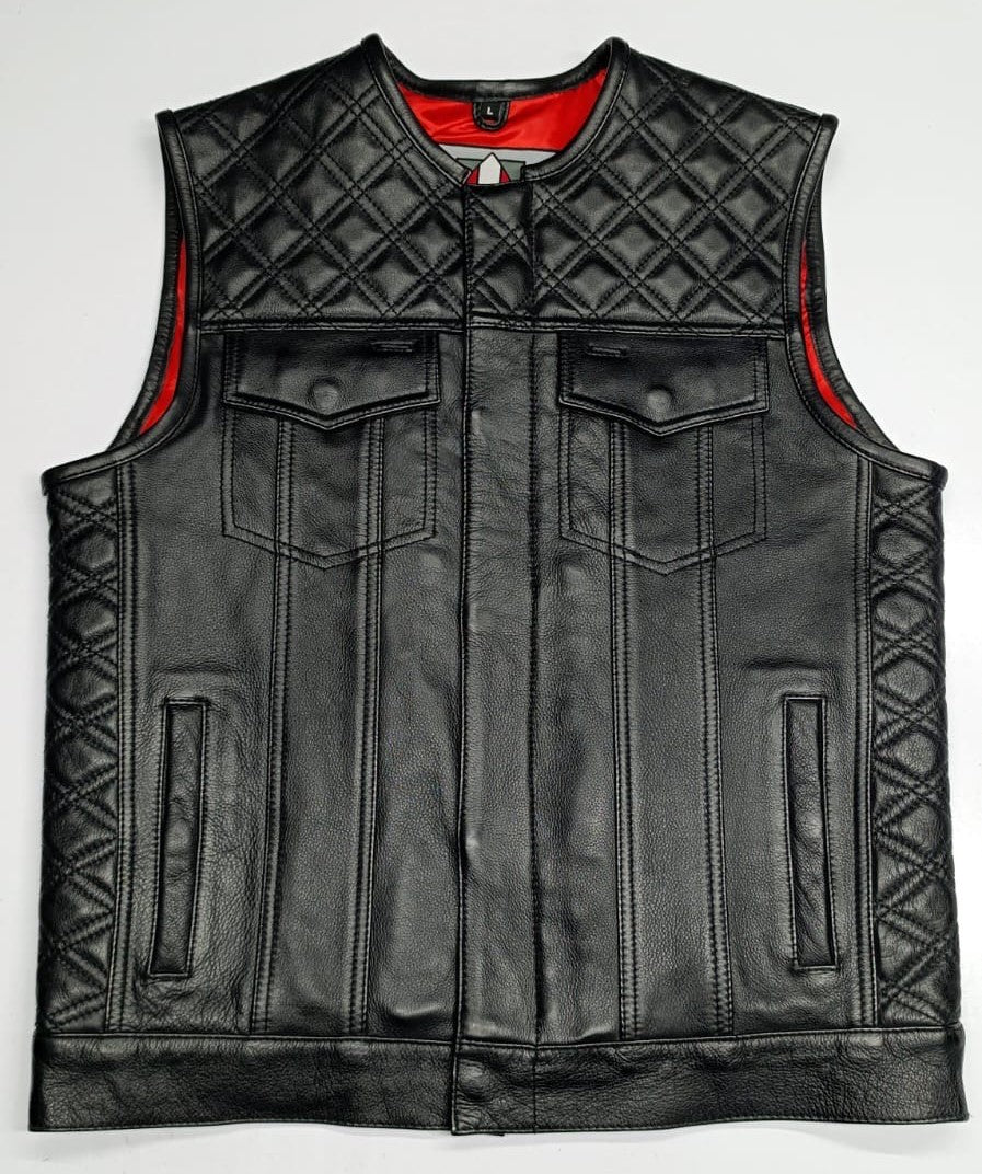 DS24 Black Club Style Vest - Mens