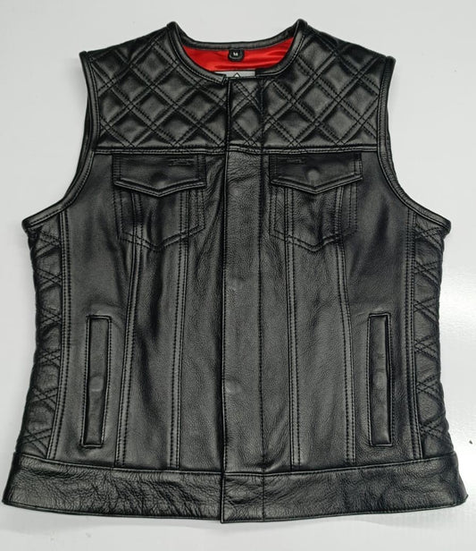 DS24 Black Club Style Vest - Womens